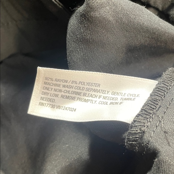 🆕 a new day Pleated Tailored Black Wide Leg Plus Size 17 Trousers | NWT - Picture 5 of 5